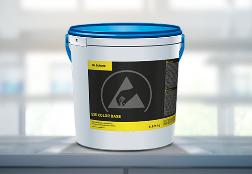 Un bidon de 'Transparent ESD Coating' de Dr. Schutz