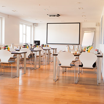 Une des salles de formation du siège de Dr. Schutz en Allemagne