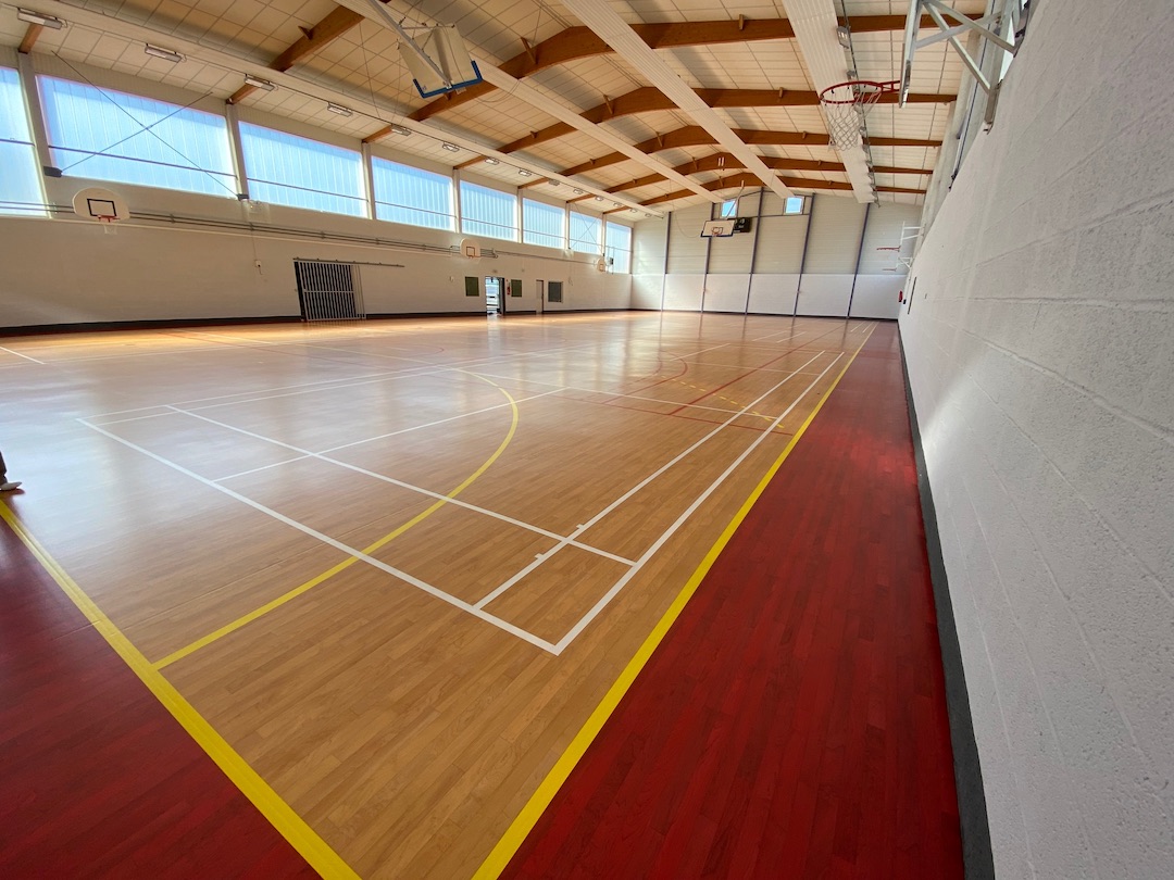 Rénovation du sol de la salle de sport - Premesques